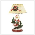 Santa Candleholder with Shade