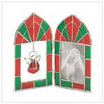 Christmas Stained Glass Photo Frame
