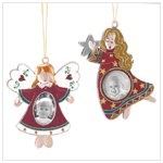 Angel Frame Christmas Ornament