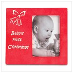 'Baby's First Christmas' Picture Frame