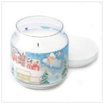 Christmas Angel Jar Candle