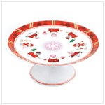 Perfectly Plaid Cake Plate