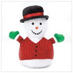 Snowman Plaid Mini Bean Bag