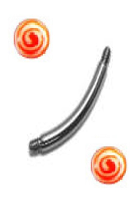 16gx3/8 Orange Swirl