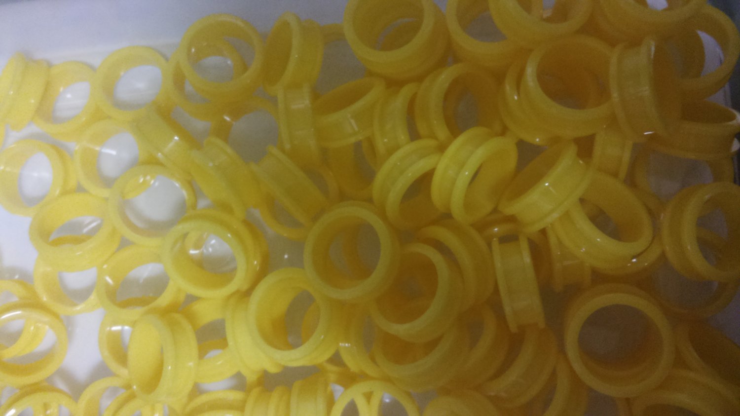 Tunnel Plug 5/8" Yellow