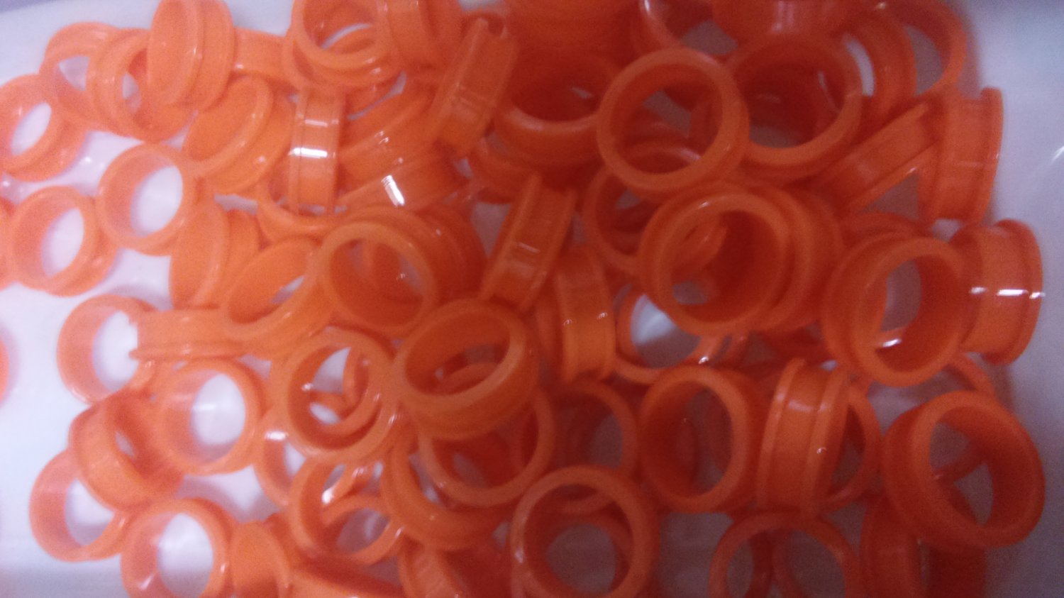Tunnel Plug 3/4" Orange