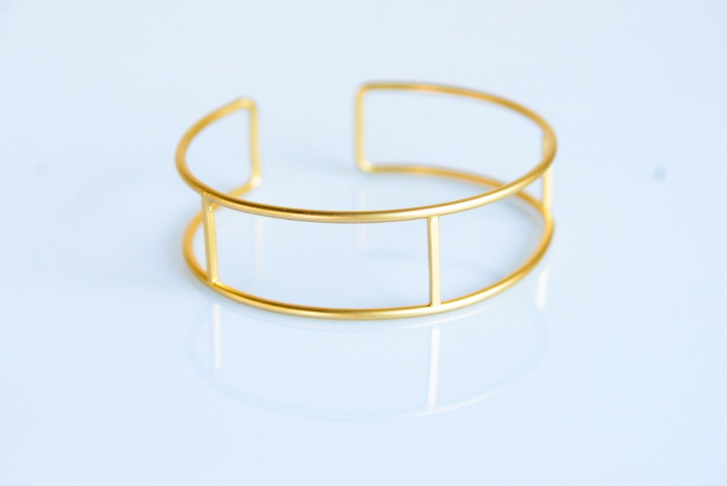 Gold Hoops Minimal Bracelet - Iris Bracelet - Hoop Bracelet - Gold Bracelet - Elegant Bracelet