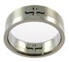 MODERN DESIGN SOLID TITANIUM MEN'S RING