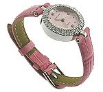 Royal Crown Celebrity CZ Pink Jewel Watch