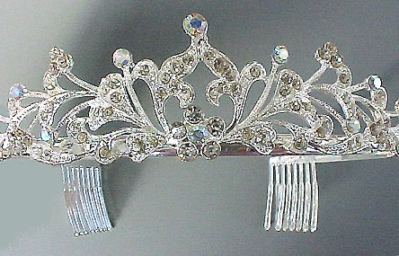 CRISPY CROWN RHINESTONE TIARA