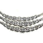 Cubic Zirconia's With 925 Silver Necklace