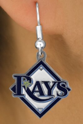 SWW15800E - TAMPA BAY RAYS EARRINGS