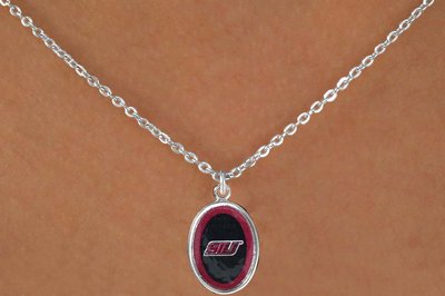 SWW16055N - SOUTHERN ILLINOIS UNIVERSITY "SALUKIS" NECKLACE