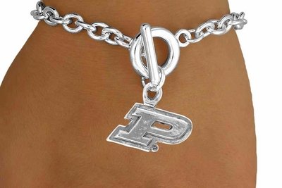 SWW15051B - PURDUE UNIVERSITY "BOILERMAKERS " BRACELET