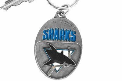 SWW15973KC - SAN JOSE SHARKS KEY CHAIN