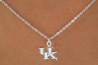 SWW13682N - LICENSED UNIVERSITY OF KENTUCKY WILDCATS LOGO NECKLACE