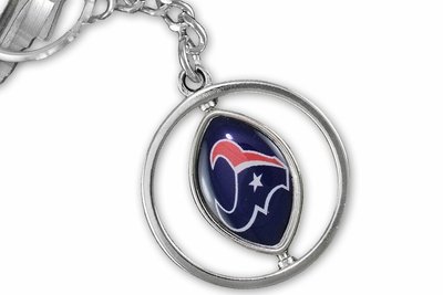 SWW21050KC - HOUSTON TEXANS NFL TEAM 3D FOOTBALL REVERSIBLE KEY CHAIN