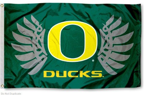 Oregon Ducks Wings University Flag - SWAZC