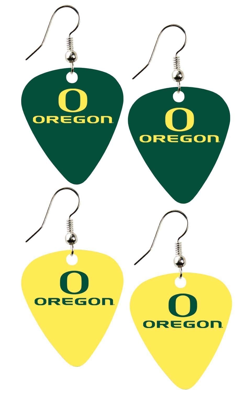 College Guitar CGPW2-OR Game Day Pick Wear Home and Away Ear Ring Pack - SWAZC