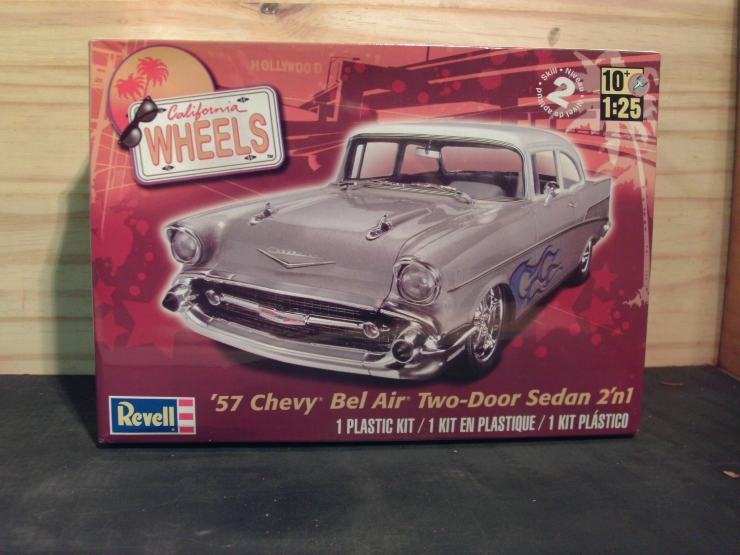 revell 1957 chevrolet bel air sedan model kit sealed in box revell 1957 chevrolet bel air sedan model kit sealed in box