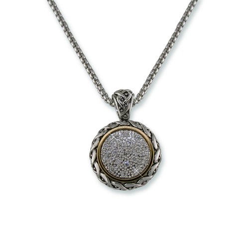 Antique Cubic Zirconia Necklace
