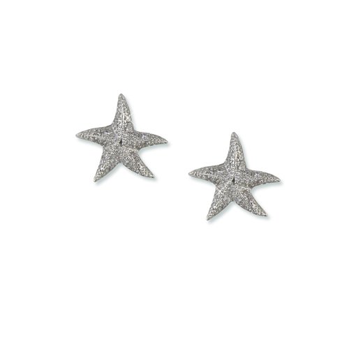 Star Fish Cubic Zirconia Earrings