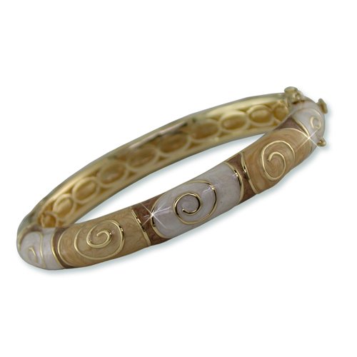 Terra Colored Gold Bangle (BA6349G-4)