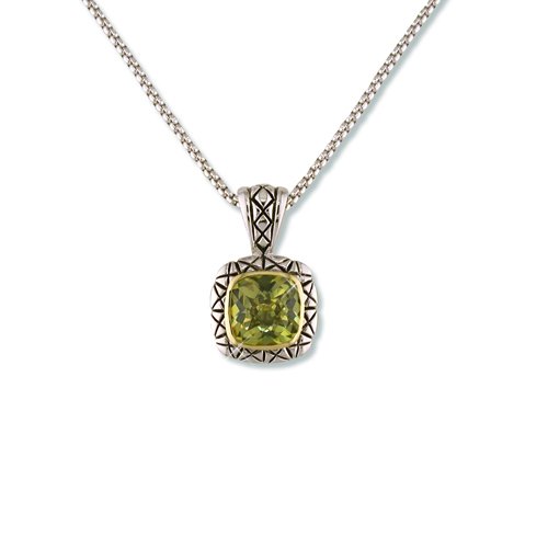 Peridot Cubic Zirconia Necklace