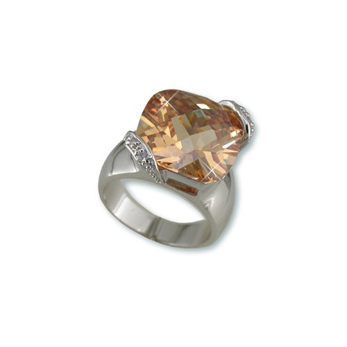 Champagne Cubic Zirconia Ring