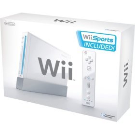 Nintendo Wii Console + System Accessories + 5 Game Wii Sports Bundle. FREE SHIPPING!