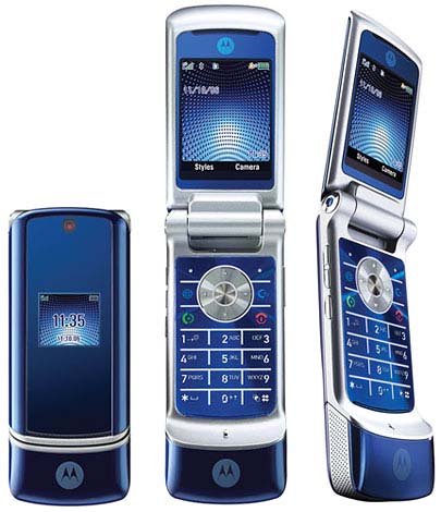 Motorola KRZR K1 - Blue - FREE SHIPPING!