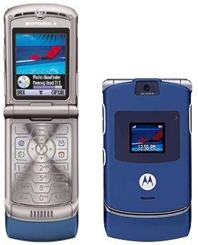 Motorola V3 Razr - Blue - FREE SHIPPING!