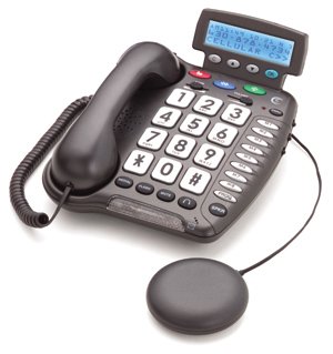 ClearSounds CSC50 50dB Amplified Telephone with Caller ID, Speakerphone & Built-in Strobe