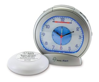 Sonic Boom Analog Alarm Clock w/12V Bed Shaker