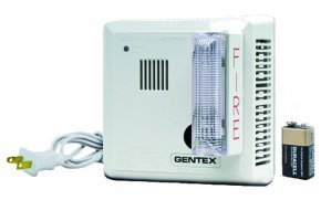 Gentex Smoke Detector w/Strobe (Plug-In W/Battery Backup) 7109LS