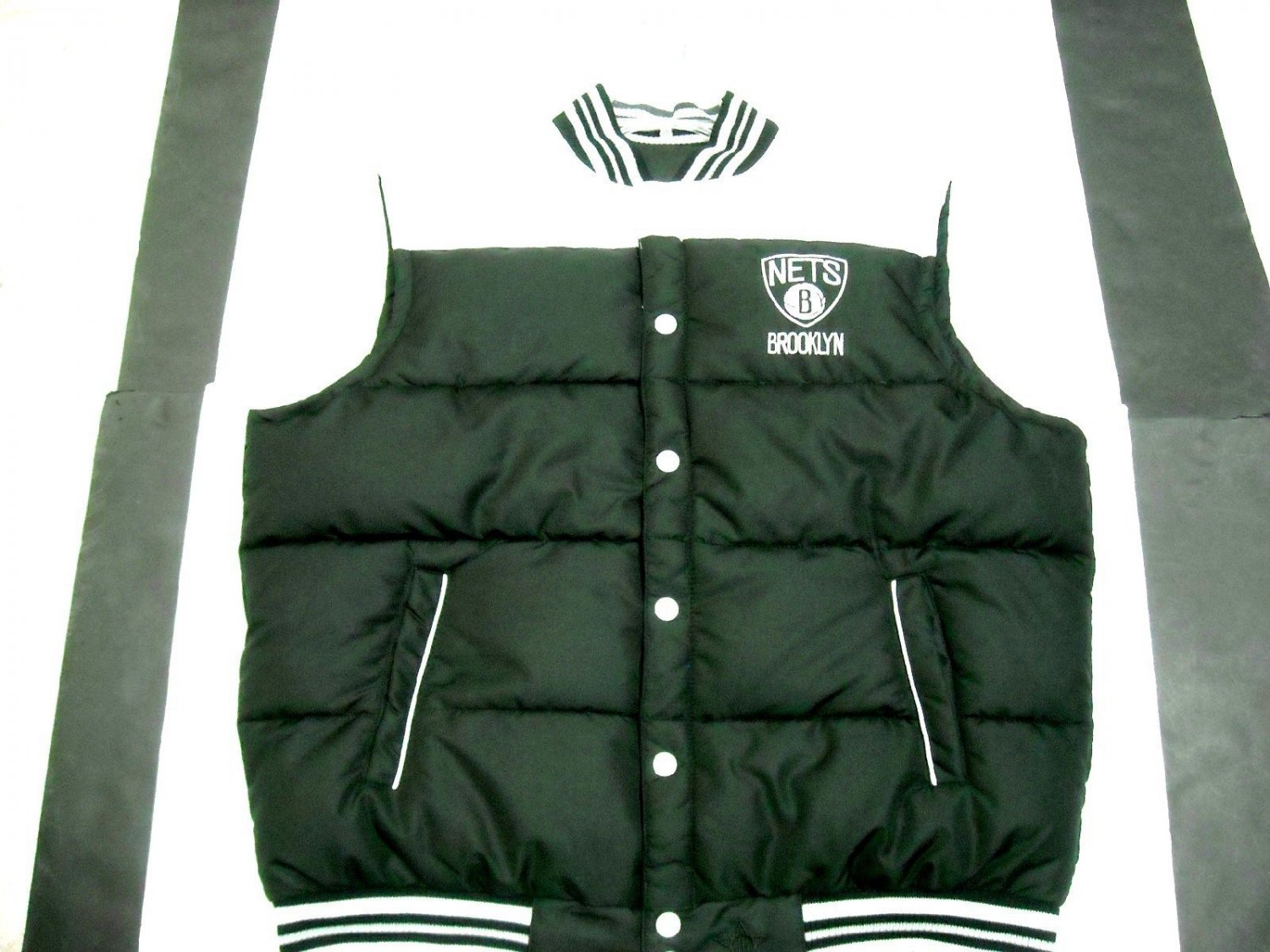 Brand New NBA Men's Adult Brooklyn Nets Embroidered Reversible Team Vest 2XL