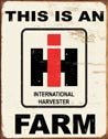 International Harvester Tractor Tin Sign #1279