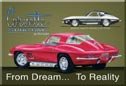 Corvette Stingray Ice Box Magnet #M694