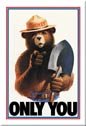 Smokey The Bear Ice Box Magnet #M834