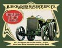 Allis Chalmers Tractor Tin Sign #1134