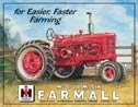 International Harvester Farmall Tractor Tin Sign #825