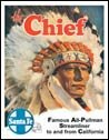 Chief Santa Fe Train Tin Sign #828