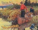 Canoe Fishing Tin Sign #998