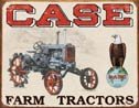 Case Farm Tractor Tin Sign #1230