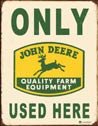 John Deere Tractor Tin Sign #1231
