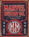 Marvel Oil Tin Sign #1389