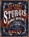 Sturgis Motorcycle Bike Tin Sign # 1396