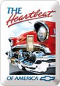 Chevrolet Chevy Heartbeat Car Light Switch Cover #LP820