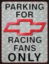 Chevy Racing tin sign #1078