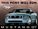 Ford Mustang tin sign #1202